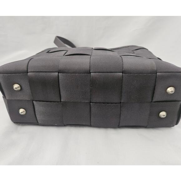 The Original Seatbelt Bag Charcoal Gray Double Strap Shoulder Bag Purse 2000s - Picture 5 of 9